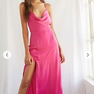 Cowl Neck Maxi Dress